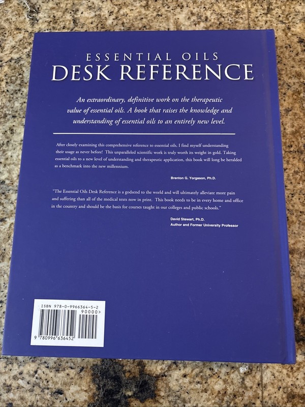 Essential Oils Desk Reference Special 1st Edition Private Collection Hardcover gallery