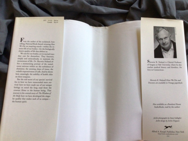 The Wisdom of the Body by Sherwin B. Nuland (1997, Hardcover) gallery