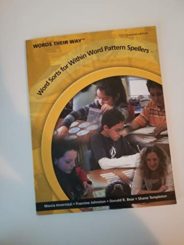 Words Their Way: Word Sorts for Within Word Pattern Spellers ( – VERY GOOD