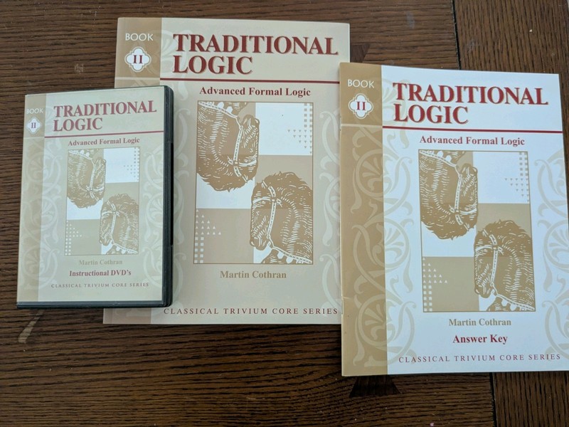 Traditional Logic Book II Advanced Formal Logic Workbook, Key and DVD 2000 VG