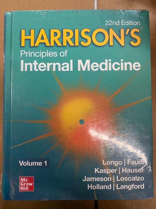 McGraw Hill Principles of Internal Medicine 22nd Edition, Volume 1 & Volume 2.