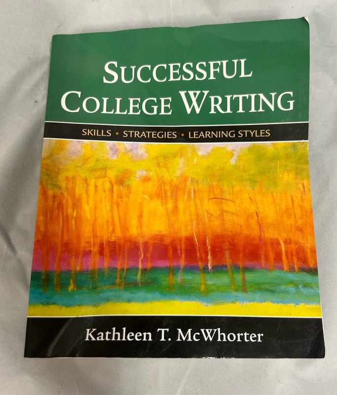 Successful College Writing by Kathleen T. McWhorter Textbook (C) 2000 Language