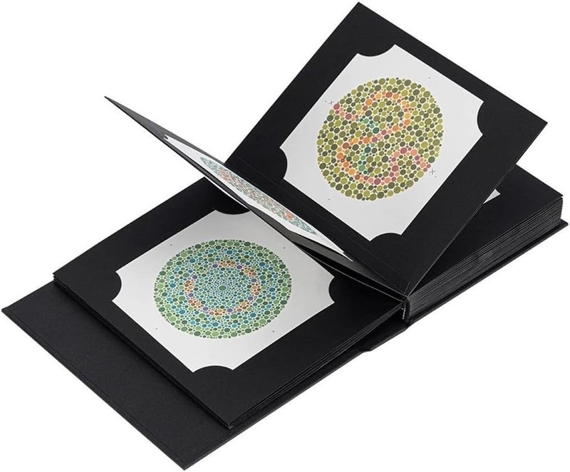 Ishihara Color Blindness Test Book 2024 Edition, 38-Plate Vision Screening Kit