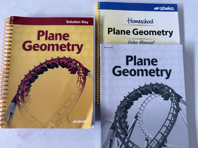 Abeka Plane Geometry Solution Key, Test/Quizzes Key And Video Manual
