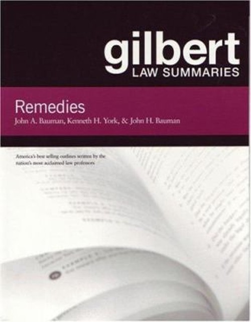 Gilbert Law Summaries on Remedies Paperback