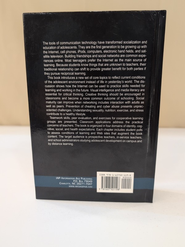 Adolescents in the Internet Age by Paris S. Strom & Robert D Strom SIGNED HC gallery