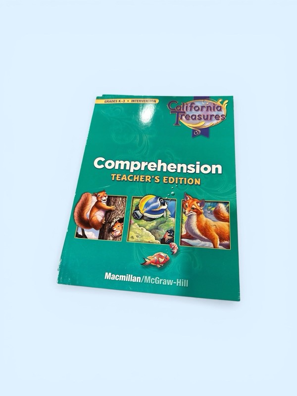 California Treasures Comprehension Intervention Grades K-3 TE Homeschool