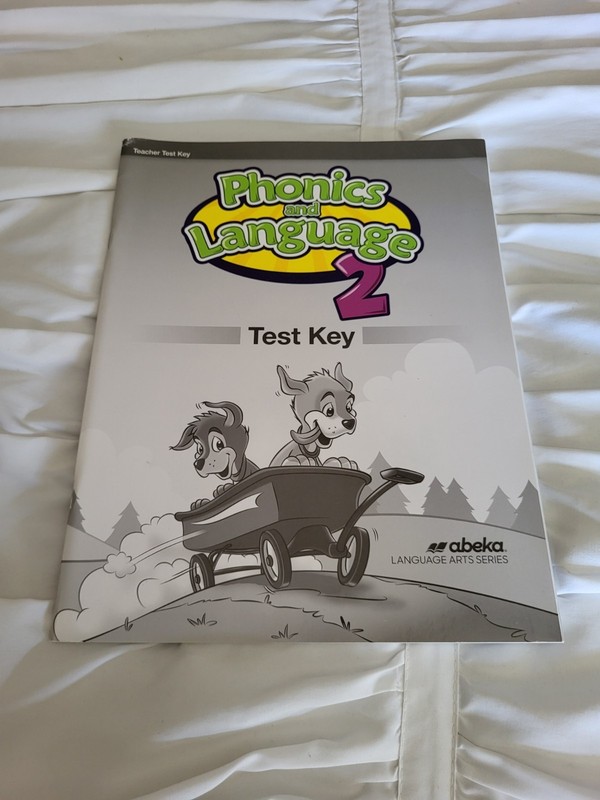 Abeka Phonics and Language Grade 2 Teacher Test Key