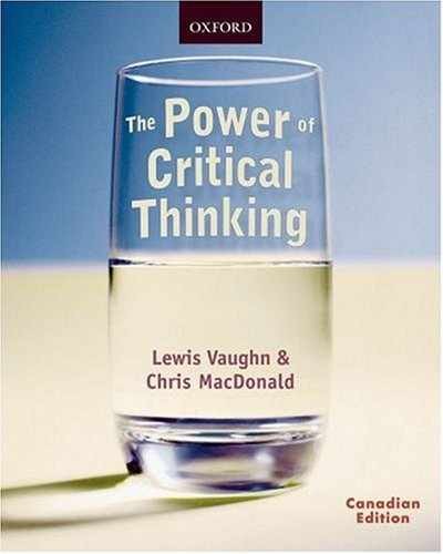 The Power of Critical Thinking – Paperback, by Chris Vaughn Lewis; – Acceptable