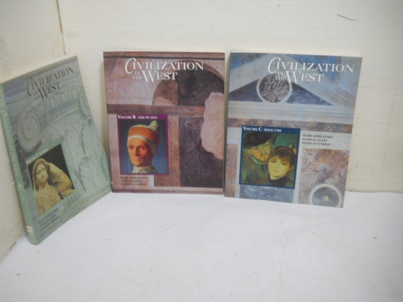 Civilization in the West Volumes A , B, C , ~ Unused TPB~ Ships boxed