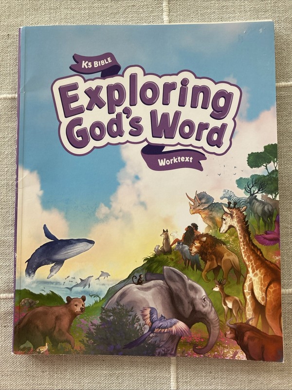 NEW BJU 526384 Kindergarten BIBLE K5 STUDENT WORKTEXT Exploring God's Word 1st e