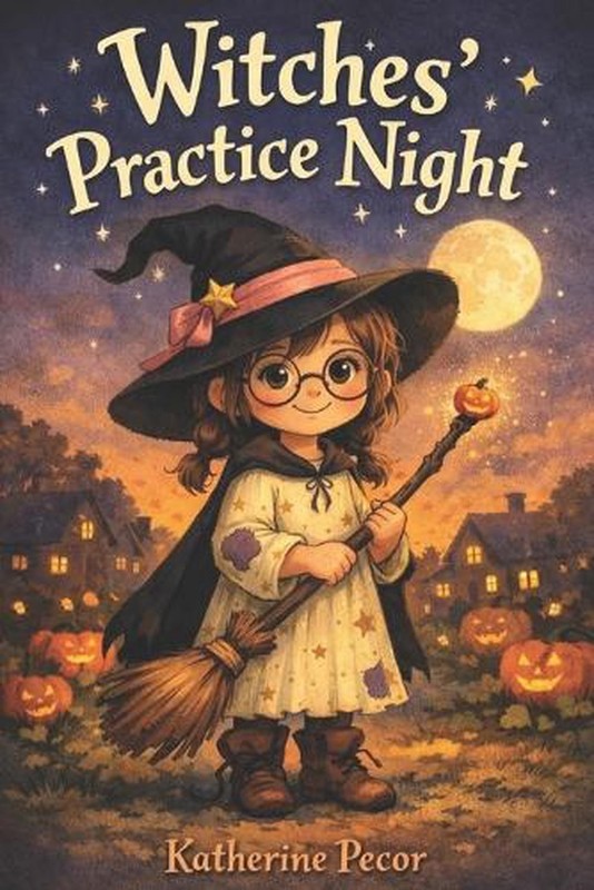 Witches’ Practice Night by Katherine Pecor Paperback Book