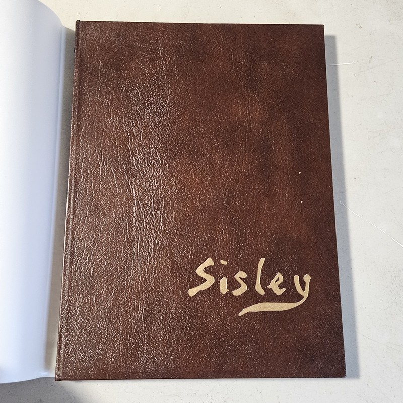 Alfred Sisley EASTON PRESS Collector's Edition Artists Series 1982 w/gold gilt gallery