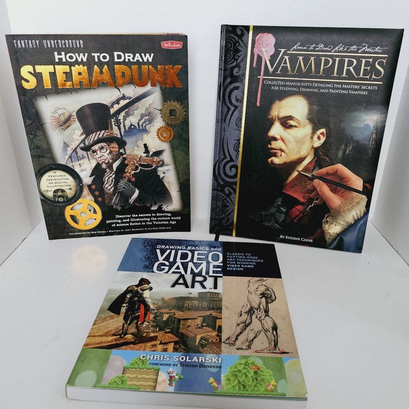 How to Draw Steampunk Fantasy Underground Marsocci DeBlasio Art Instruction Book