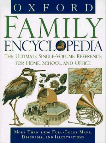Oxford Family Encyclopedia: The Ultimate Single-Vo- 019521367X, hardcover, Press