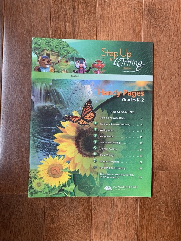 NEW Step Up To Writing Handy Pages Grade K-2 Consumable