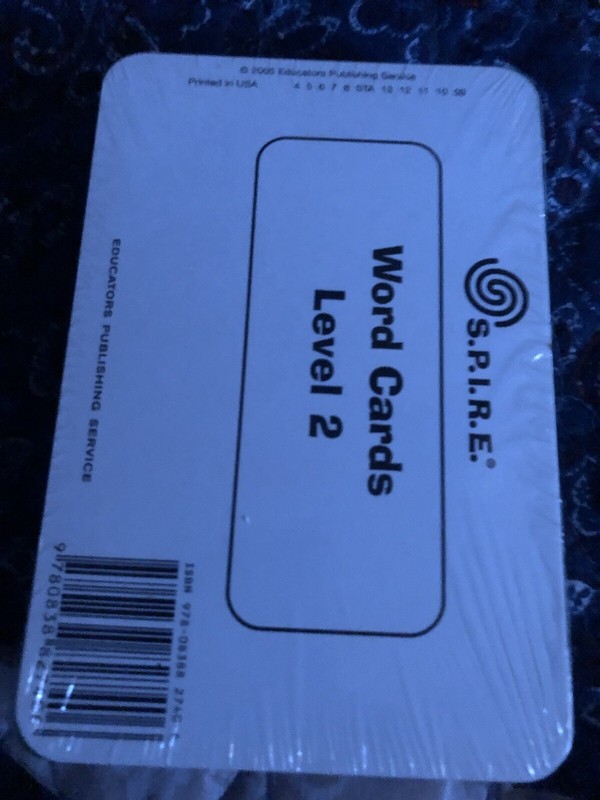 Look 👀 S.P.I.R.E Word Cards Level 2
