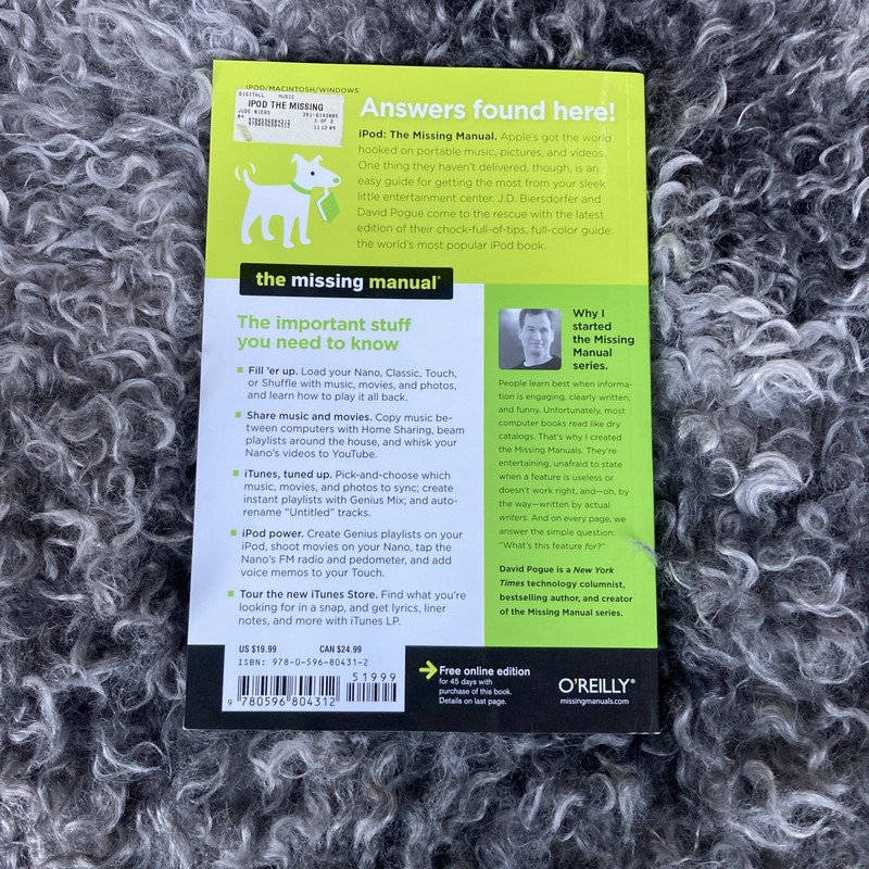 Missing Manual Ser.: iPod by J. D. Biersdorfer (2009, Trade Paperback) gallery
