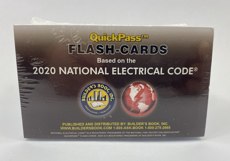 National Electrical Code QuickPass Flash-Cards Based On The 2020 NEC New Sealed
