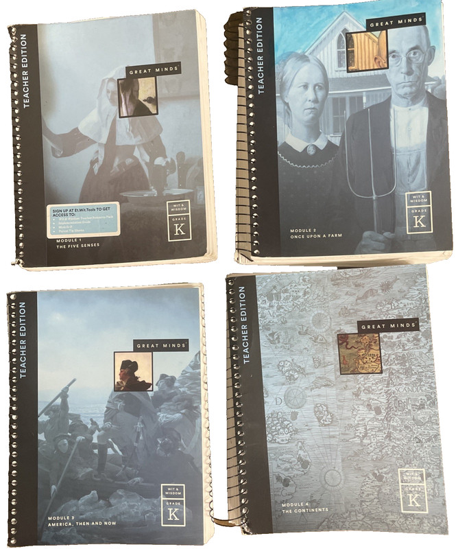 Wit and Wisdom Grade Kindergarten All Module Teacher Edition Bundle Gently Used