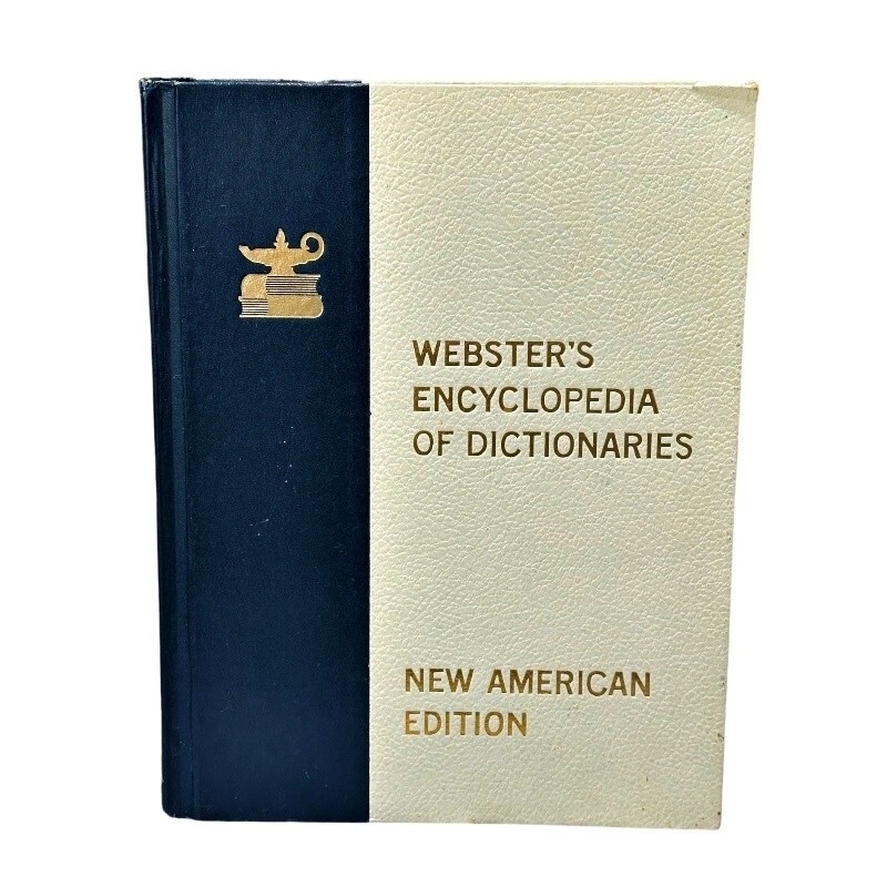 New American Edition Websters Encyclopedia of Dictionaries Large Type 1978 (2)