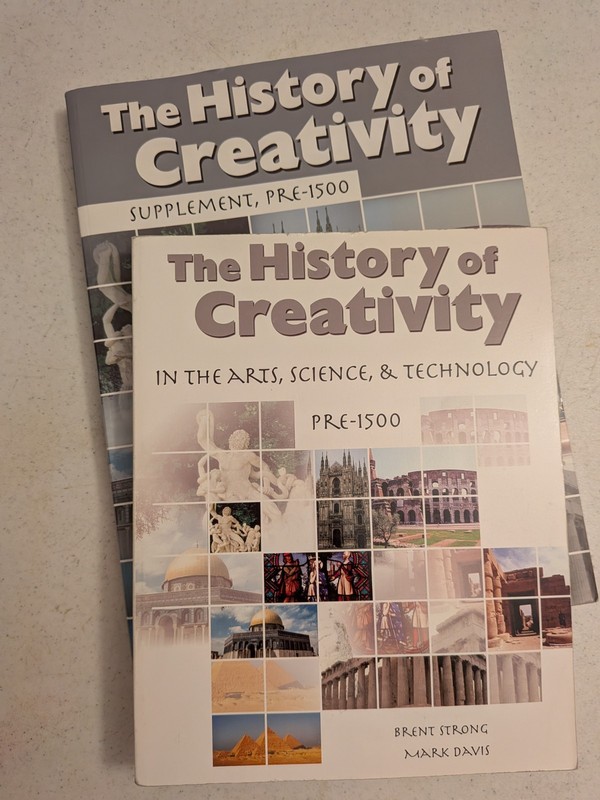 THE HISTORY OF CREATIVITY BOOK & SUPPLEMENT, PRE-1500 by Brent Strong