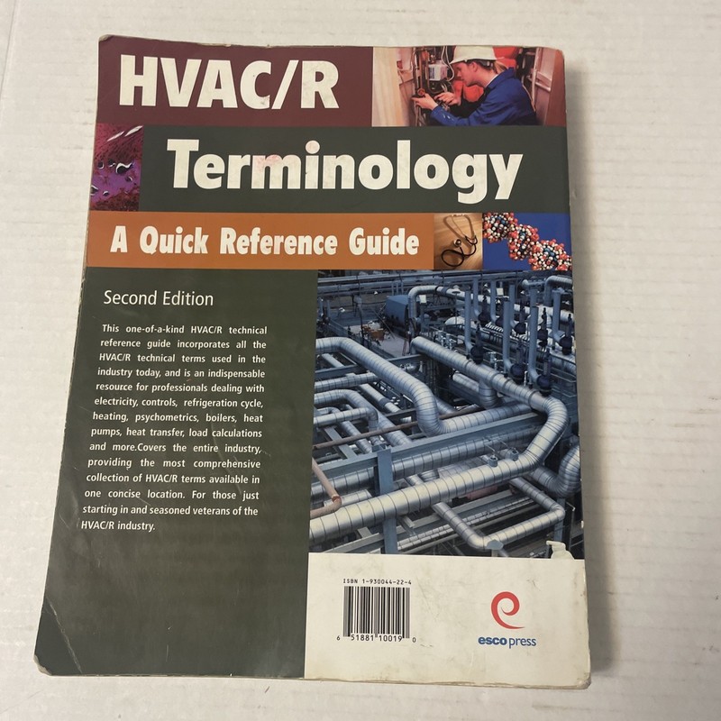 HVAC/R TERMINOLOGY: A QUICK REFERENCE GUIDE (SECOND By Richard Wirtz gallery