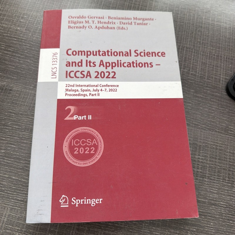 Lecture Notes in Computer Science Ser.: Computational Science and Its…