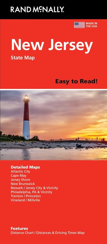 Rand McNally Rand McNally Easy to Read: New Jersey State Map (Map)