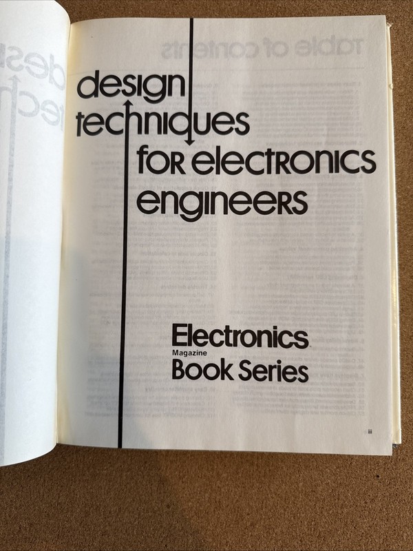 Design techniques for electronics engineers (Electronics book series) Vintage gallery