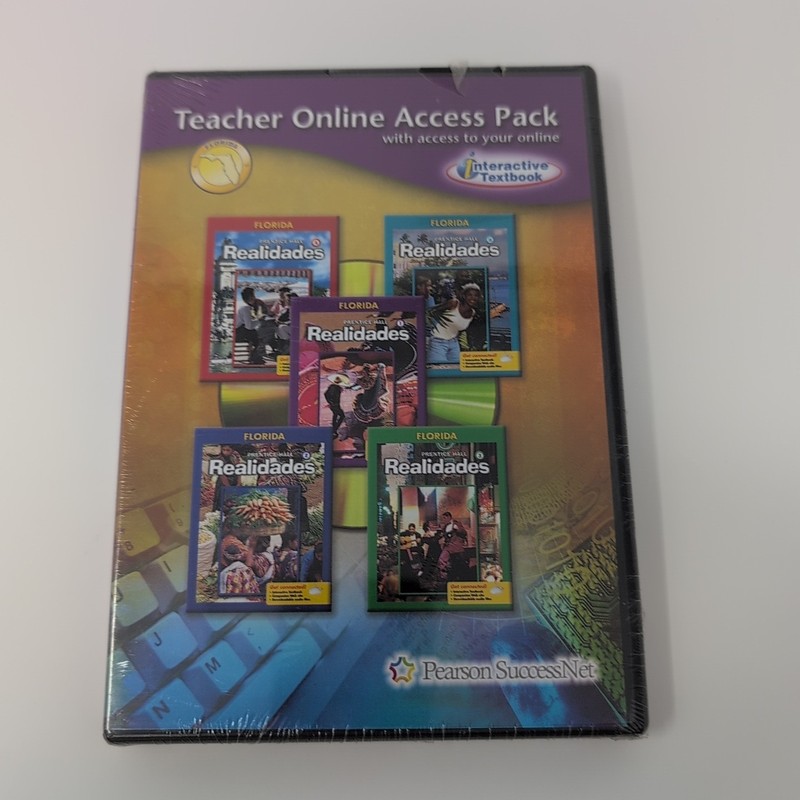 Prentice Hall Teacher Online Access Pack to Realidades CD-ROM Factory Sealed!