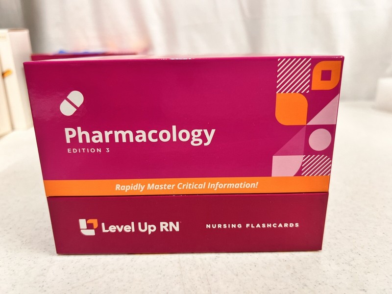 Level Up RN Pharmacology Flashcards Pharm 2022 Edition 3 FAST SHIP!