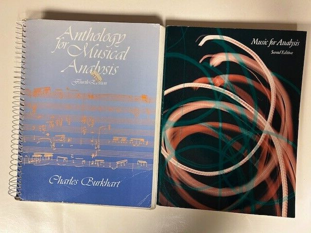 Analytical Anthology of Music Ralph Turek 1992 2nd ed. w Accompaniment-2 books