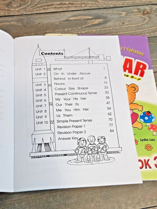 CASCO Lot (2) GRAMMAR Workbooks for Ages 5-7 -- Book 2 & 3 -- NEW - Homeschool gallery