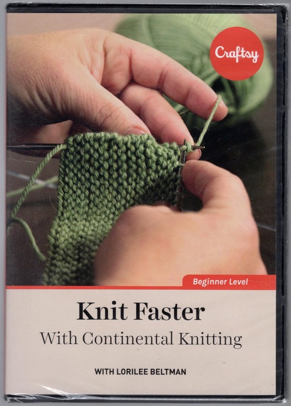 Knit Faster – With Continental Knitting DVD NEW