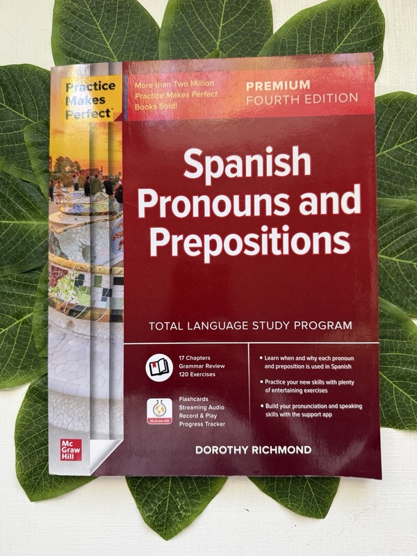 Spanish Pronouns And Prepositions. Fourth Edition. Used Excellent Condition.