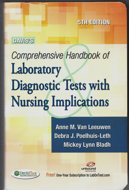 Davis’s Laboratory Diagnostic Tests With Nursing Implications 5th Edition