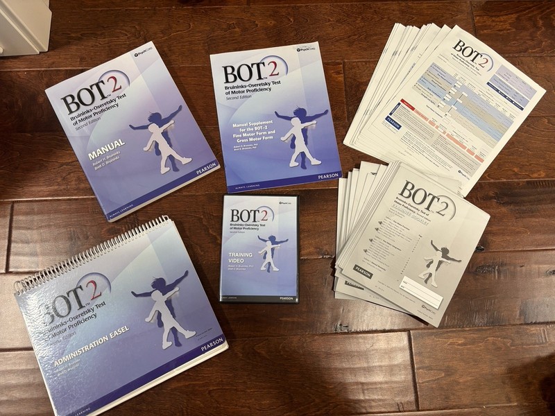 BOT-2 Bruininks-Oseretsky Motor Proficiency Test Manual, Easel, Record Forms