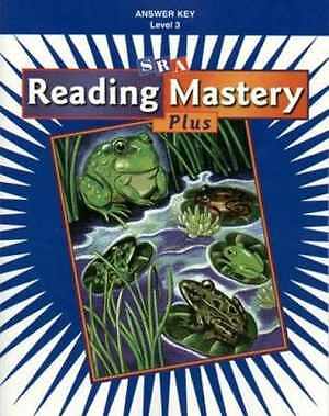 Reading Mastery Plus Level 3 Answer – Paperback, by Siegfried Engelmann – Good
