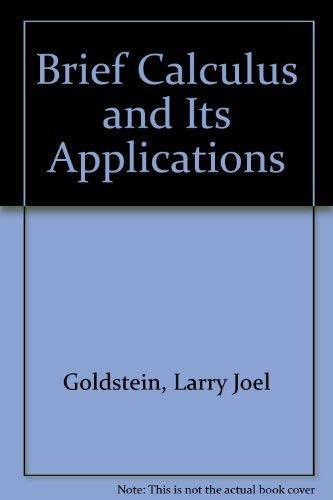 Brief Calculus and Its Applications