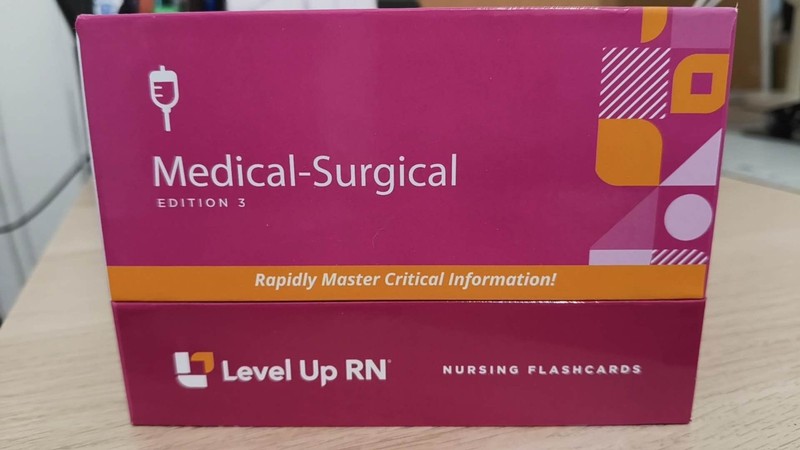 Level Up RN Med-Surg Medical Surgical Exam Prep Study Flashcards 3rd Edition