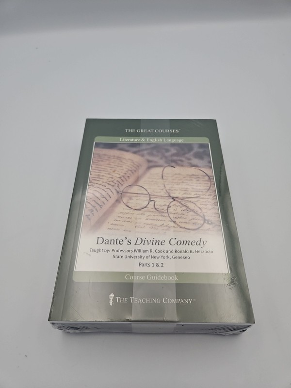 Dante’s Divine Comedy Parts 1 & 2 ~ Ronald Herzman DVDs w/ Guidebook ~ SET of 3