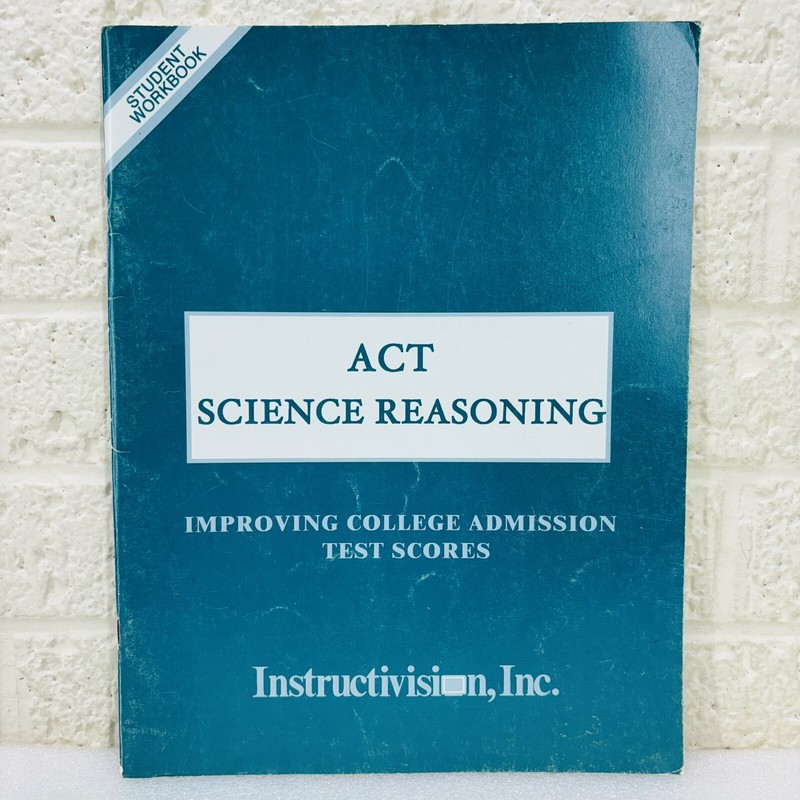 Instructivision Inc. ACT Science Reasoning Workbook College Test Scores • VG‼