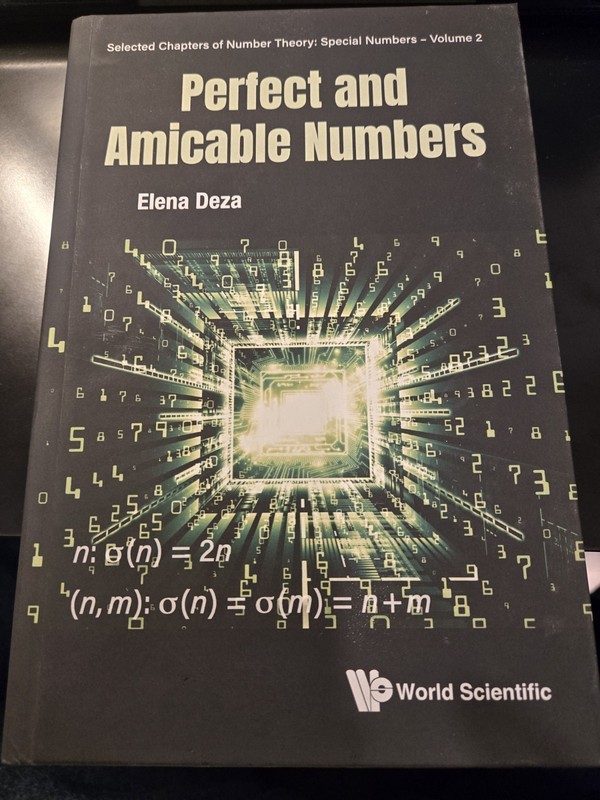 Perfect And Amicable Numbers by Elena Deza (English) Hardcover Book
