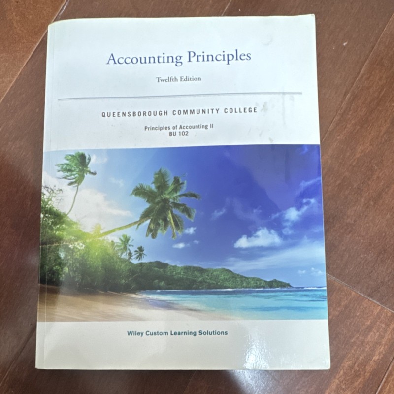 Accounting Principles 12th Ed Weygandt Kimmel Kieso Queensborough Wiley Paperba…