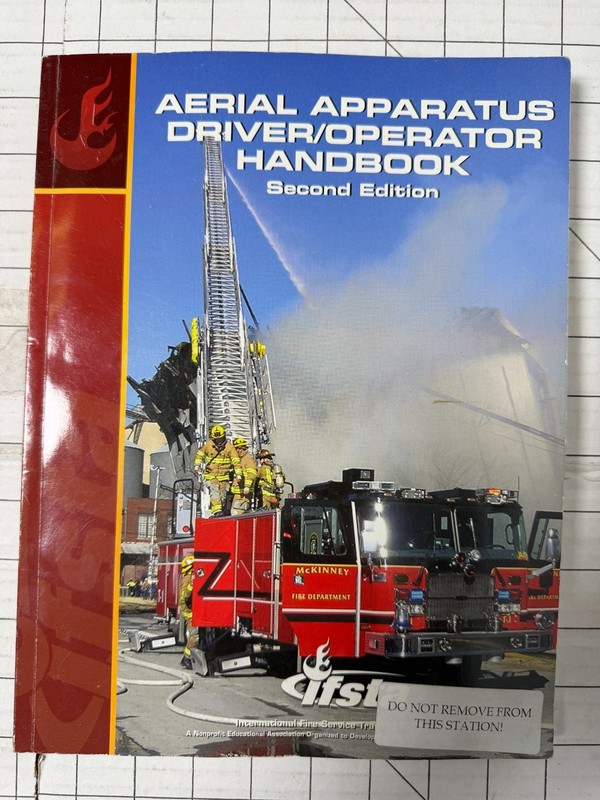 IFSTA Aerial Apparatus Driver/Operator Handbook 2nd Edition Fire Training Manual
