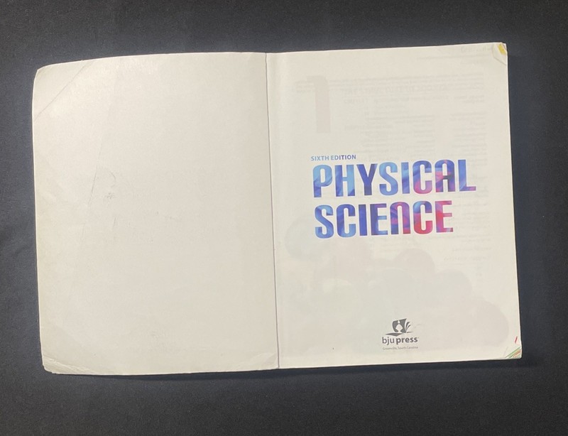BJU Physical Science Student Edition - Texbook Sixth Edition gallery