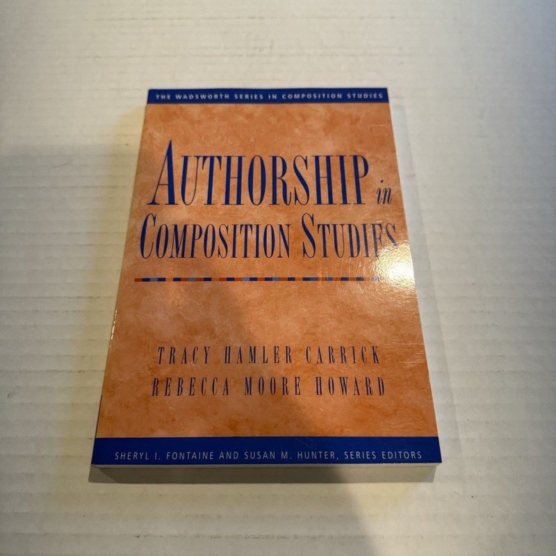 Authorship in Composition Studies
