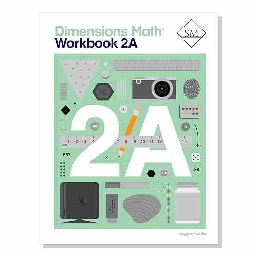 Dimensions Math Workbook 2A | – Paperback, by Singapore Math Inc. – Very Good o