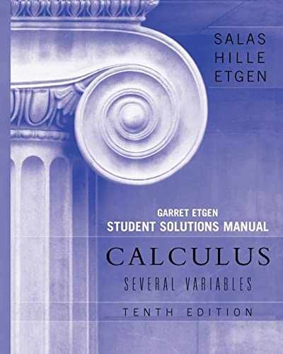 Calculus: Several Variables, 10e – Paperback, by Salas Saturnino L.; – Very Good